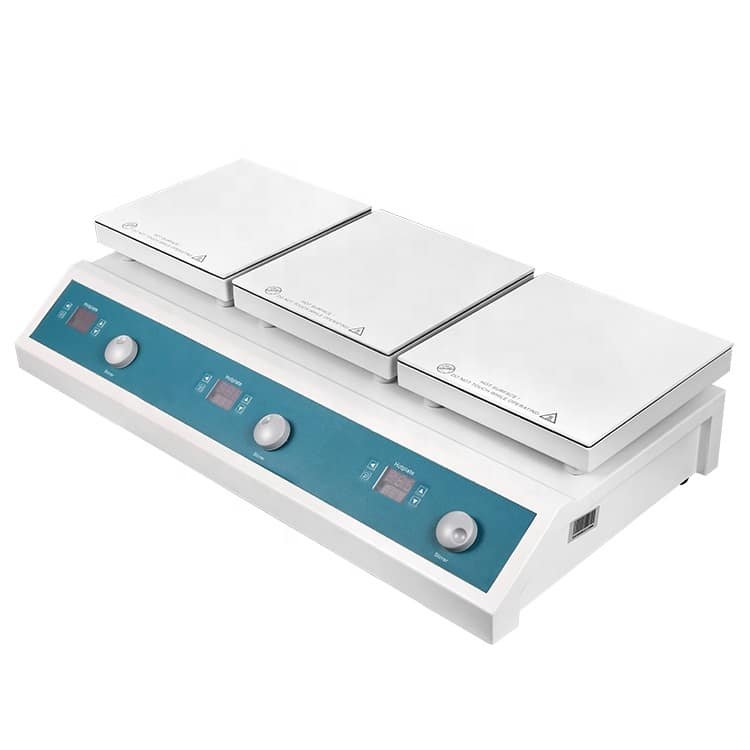 Hotplate Magnetic Stirrer, 3 Places view 2