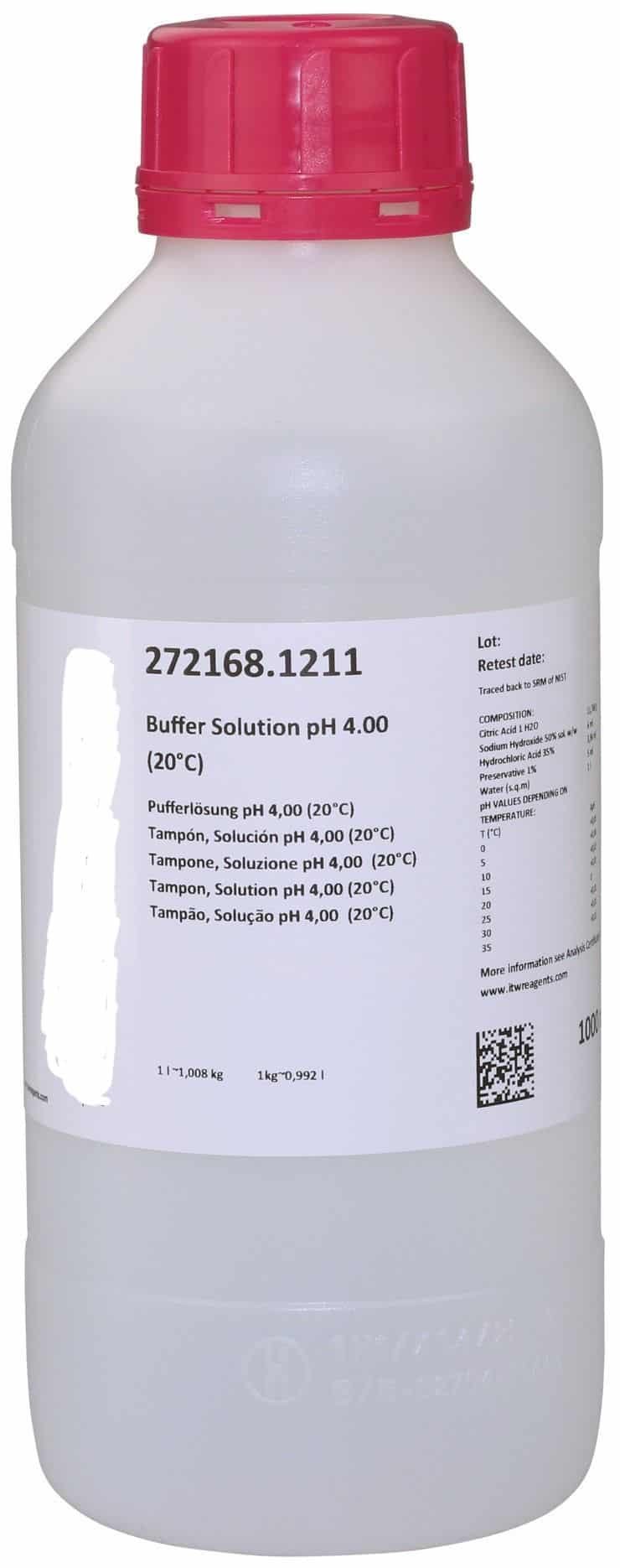 Buffer Solution  pH 4.00 view 2