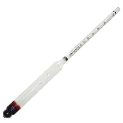 Alcoholmeter 0-100% + 1 Measuring Cylinder view 3