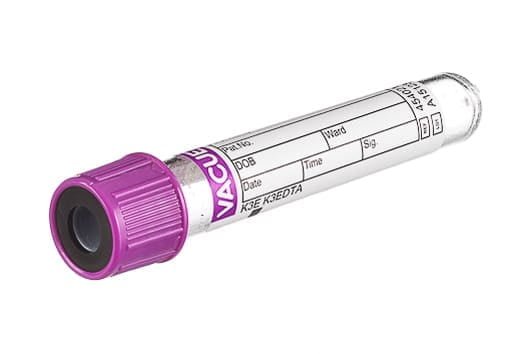 EDTA Vaccuum Tubes 3ml, K3 L/Top