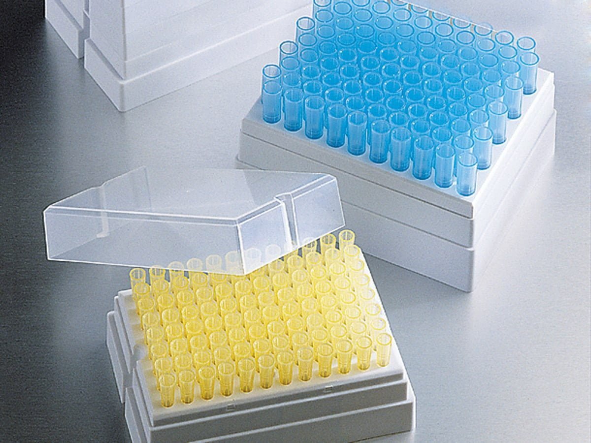 Pipette tips 200ul with filter,96 place rack view 2