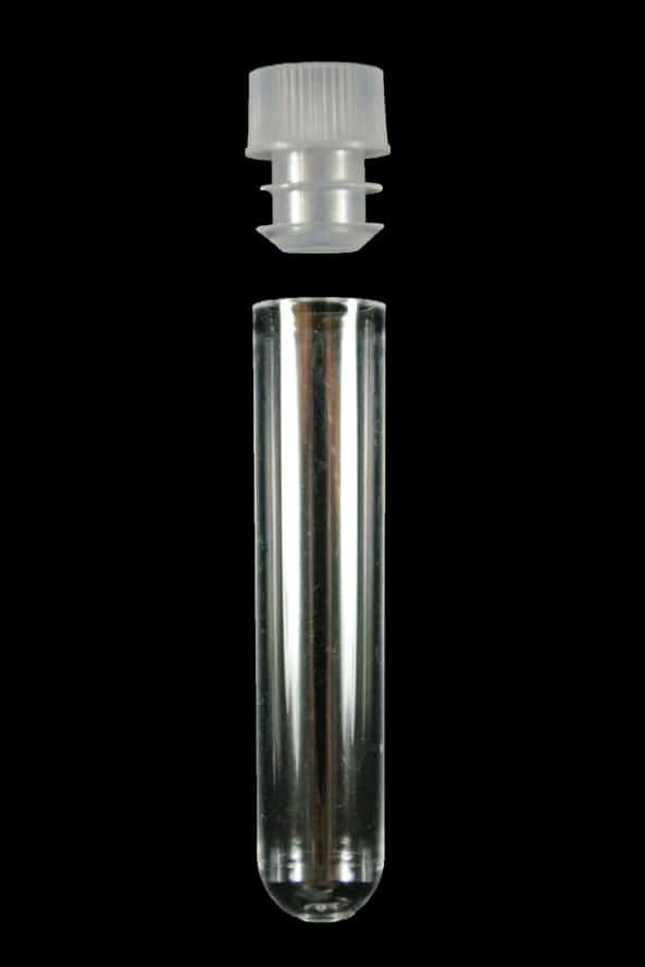 Test Tube, Glass, With Cap 24mm x150mm view 2