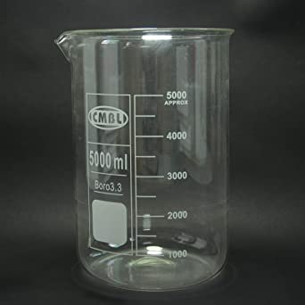 Beakers, Glass, Low Form, 5000 ml