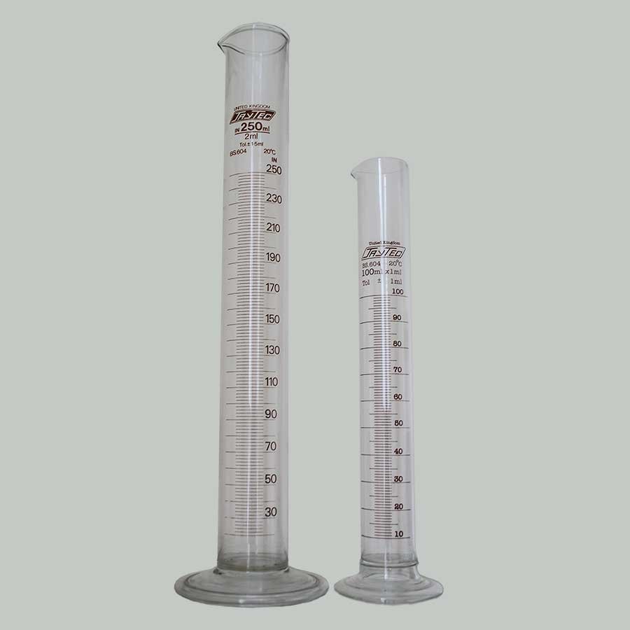 Hydrometer Triple Scale Alcohol-meter +1 Measuring Cylinder view 2