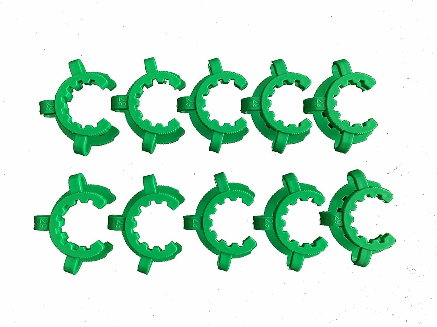 Keck Clip for Conical Joint POM KC NS24 Green