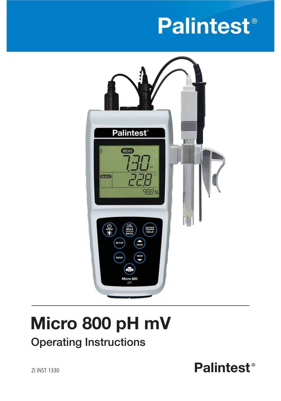 PALINTEST pH PROBE MICRO 1 800 view 2